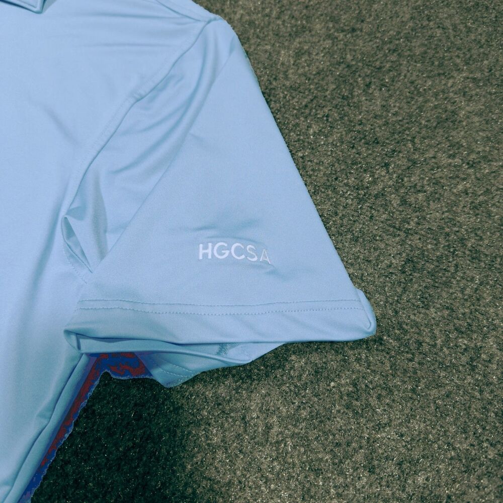 Peter Millar Summer Comfort Blue Golf Hawaii HGCSA Polo Shirt XXL 2XL - Picture 5 of 7
